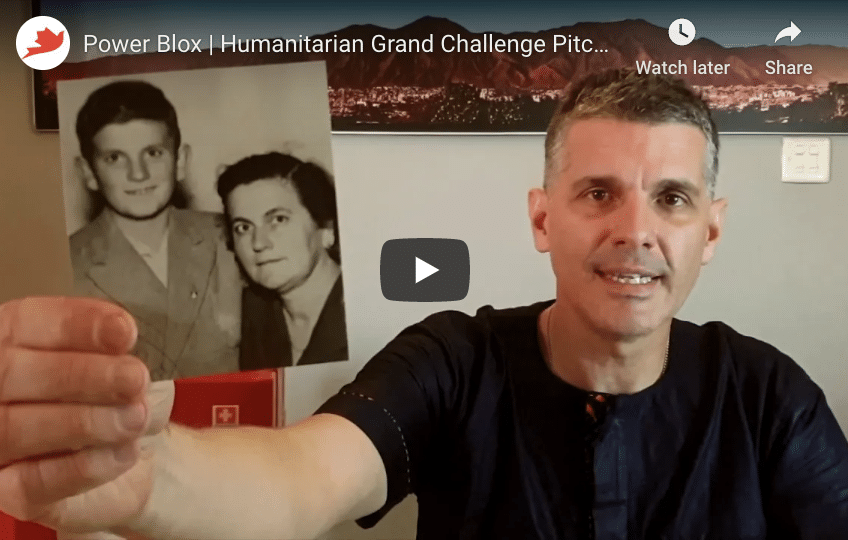Lifeline & Power-Blox Pitch Pay-As-You-Go Power in Humanitarian Grand Challenge